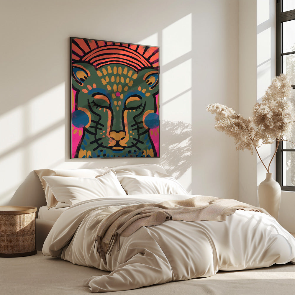 Vibrant Feline Dream | Poster