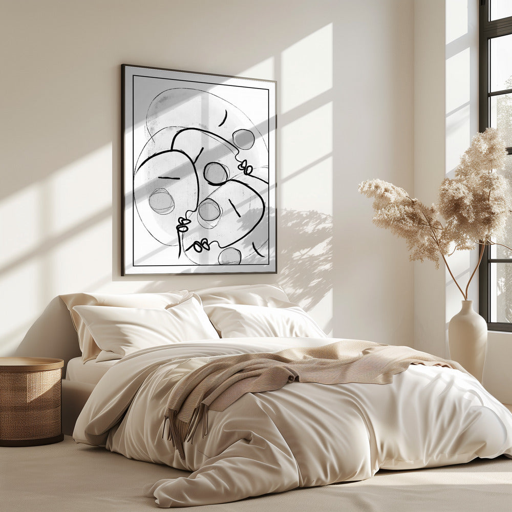 Ätherische Gesichter | Poster