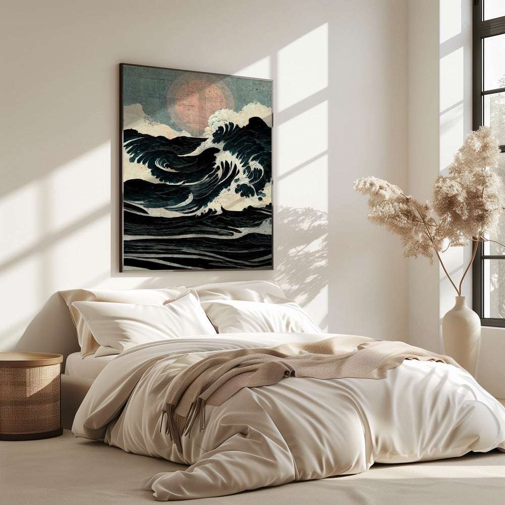 Himmlische Wellenlandschaft | Poster