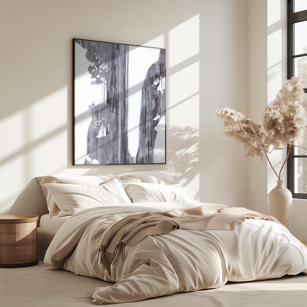 Textures And Fluid Brushstrokes | Poster