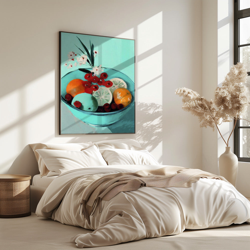 Lebendige Obstschale | Poster