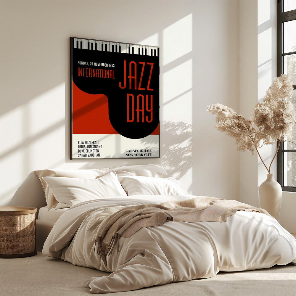 Jazzy Days Dunkelrot | Poster