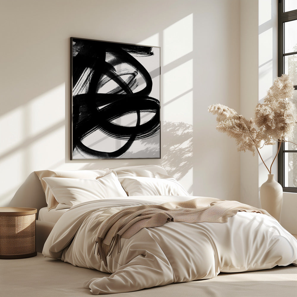 Abstrakte Pinselstriche 5 A1 | Poster