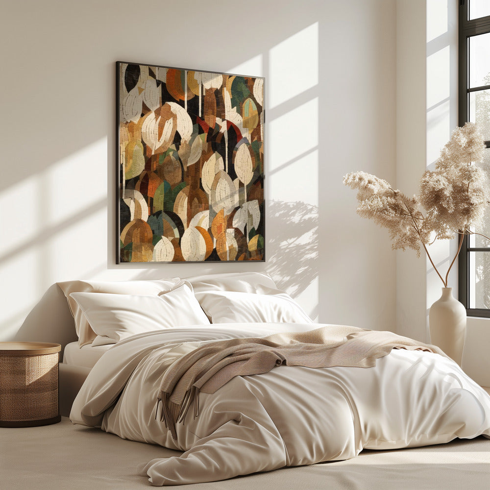 Mosaic Forest Vibrance | Poster