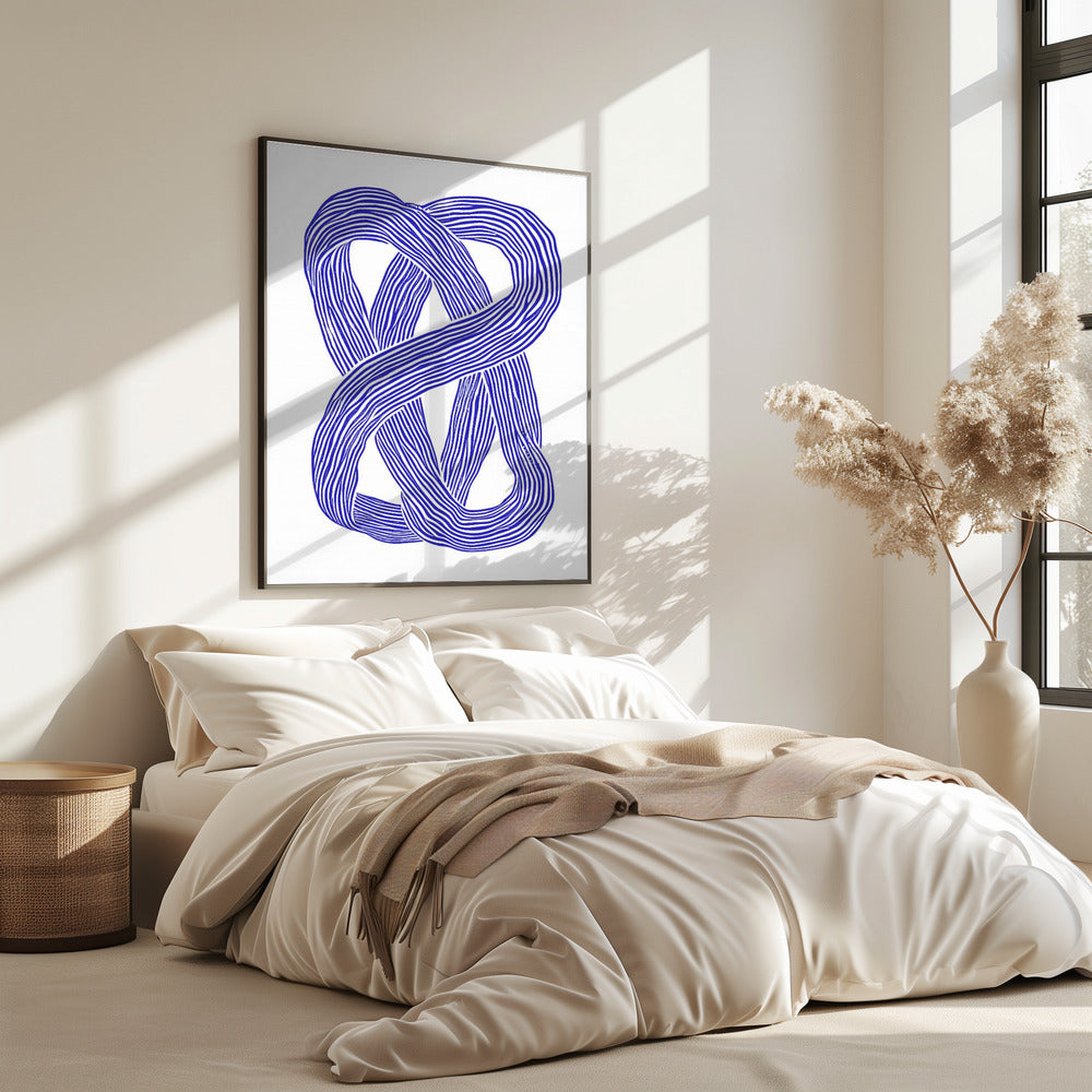 Blue Infinity Loop | Poster