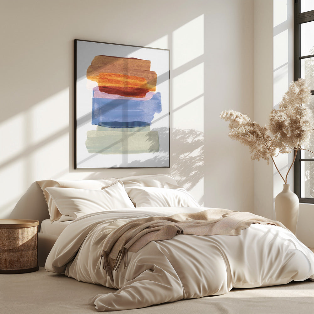 Abstrakte Pinselstriche 49 A1 | Poster