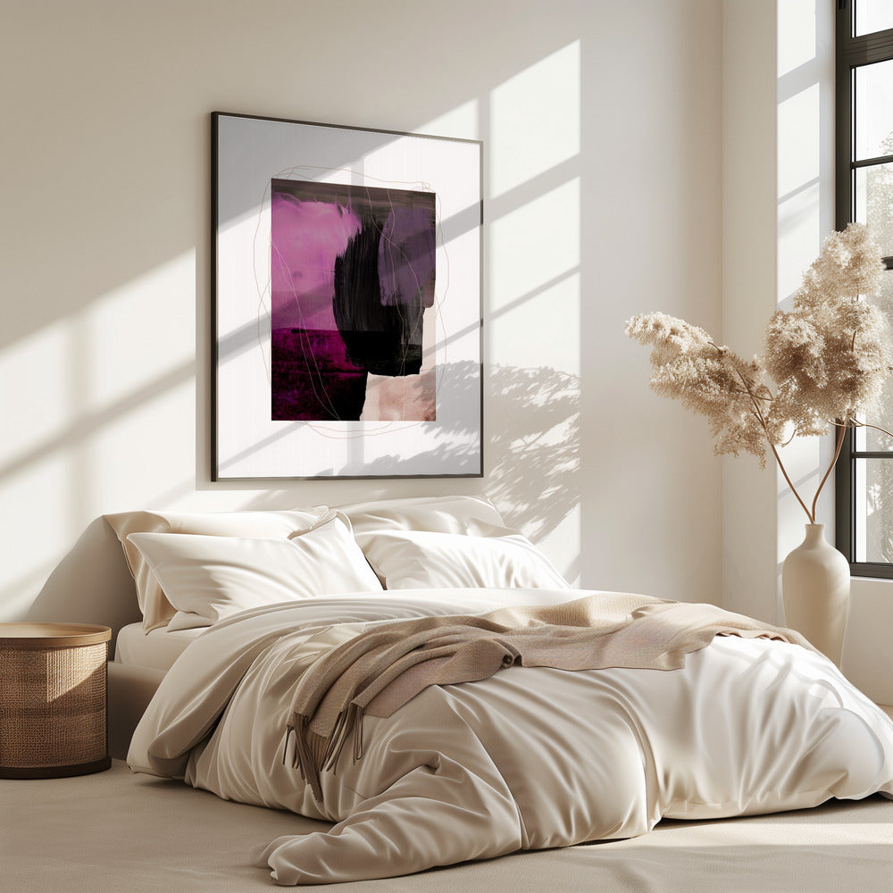 Abstrakte Pinselstriche 77 | Poster