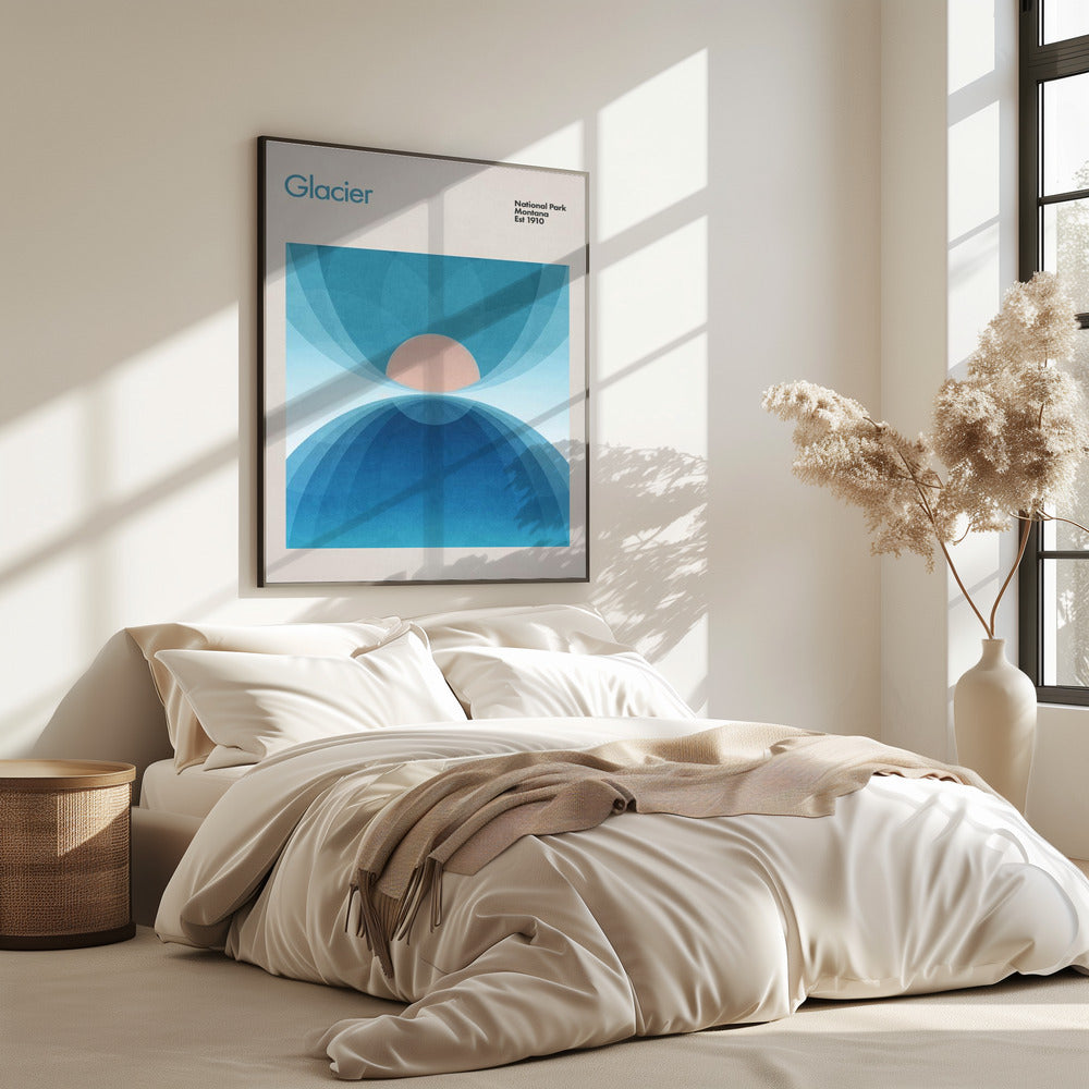 Ruhiger Gletscherblick | Poster