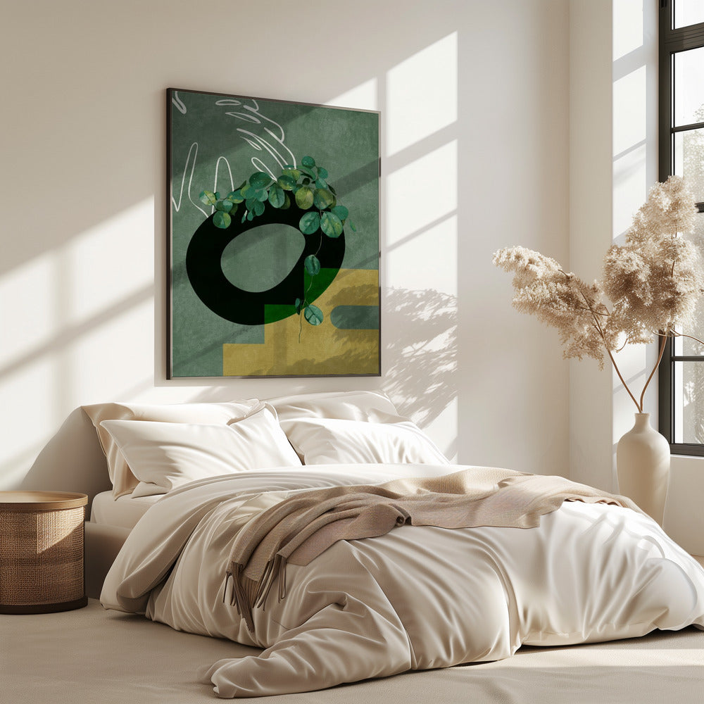Blätter Mehr 4 Grün | Poster