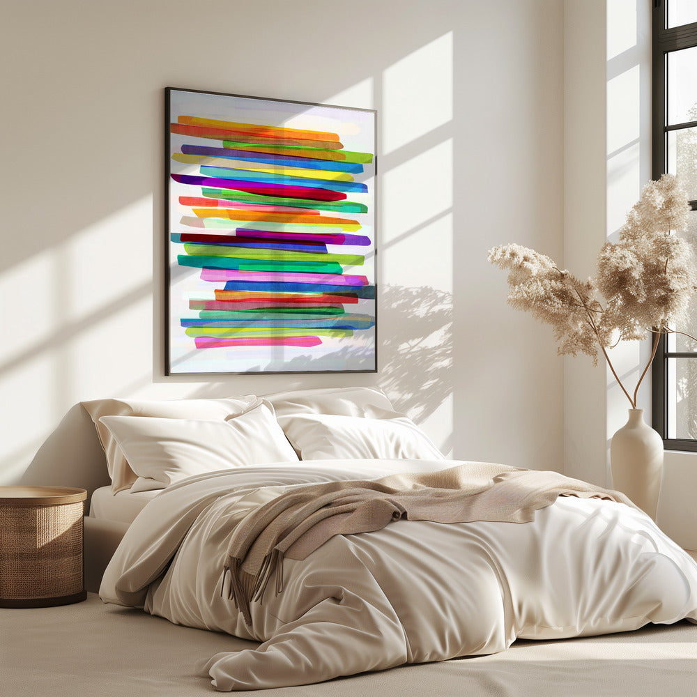 Colorful Stripes 1 | Poster