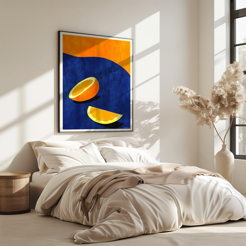Petit Déjeuner, Deux Oranges | Poster