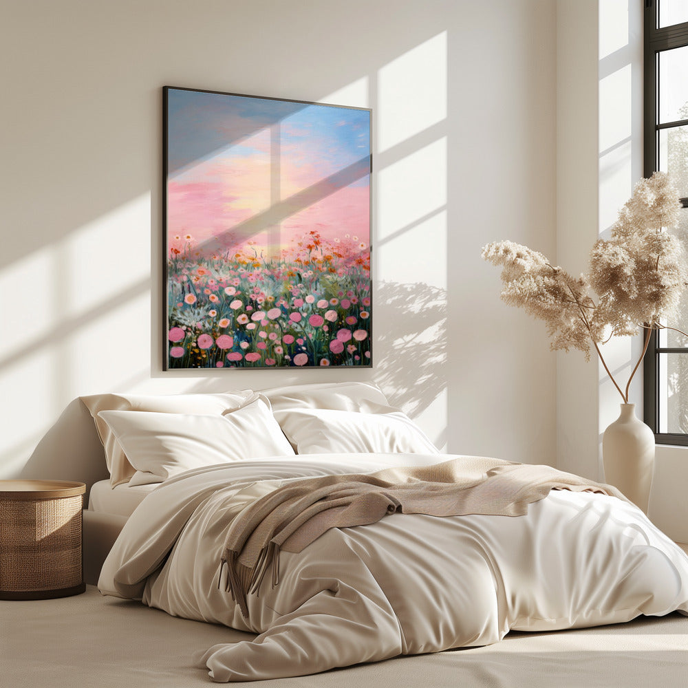 Blüten in der Abenddämmerung | Poster