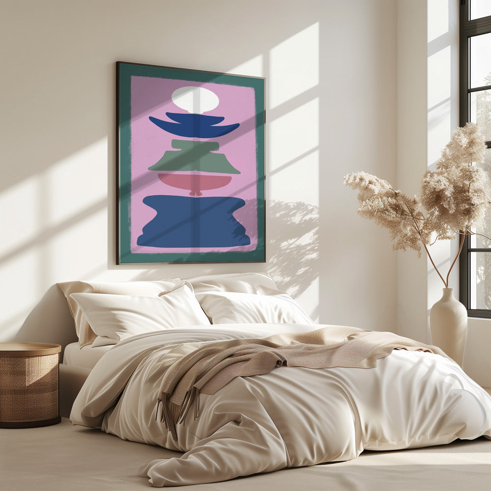 Bold Colorful shapes | Poster