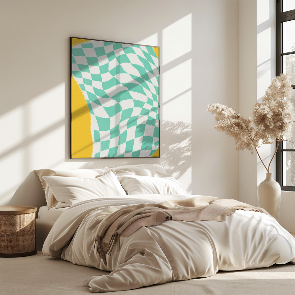 Summer Line Drying Fabric | Poster