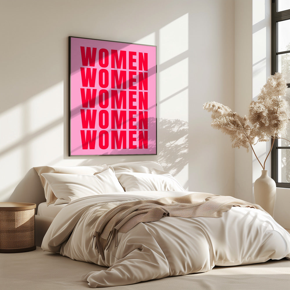 Fettgedruckte Wiederholung: Frauen | Poster