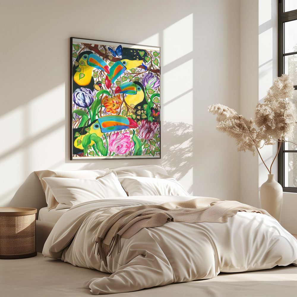 Colorful Toucans | Poster