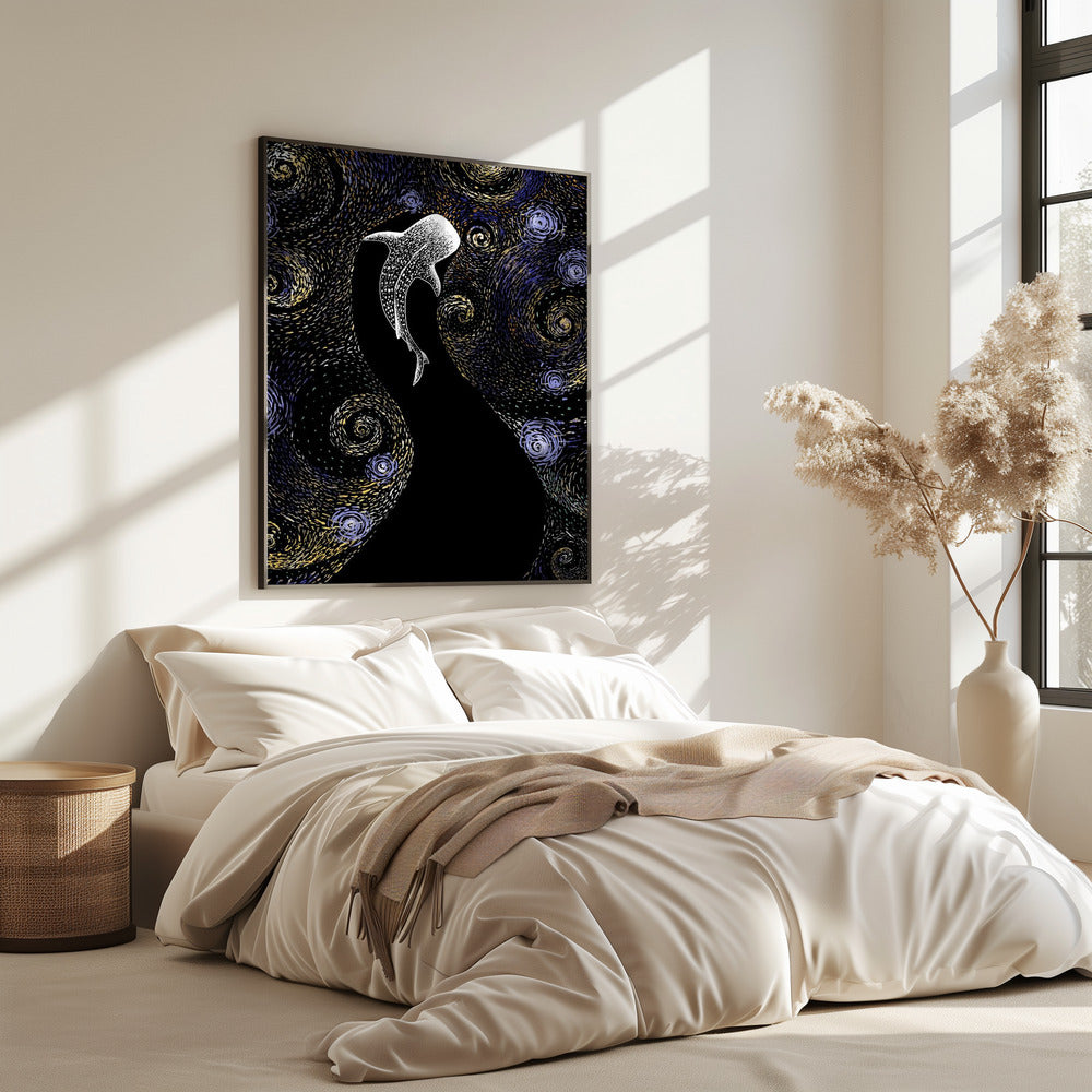 Star Eater In Van Gogh Style   Colored | Poster