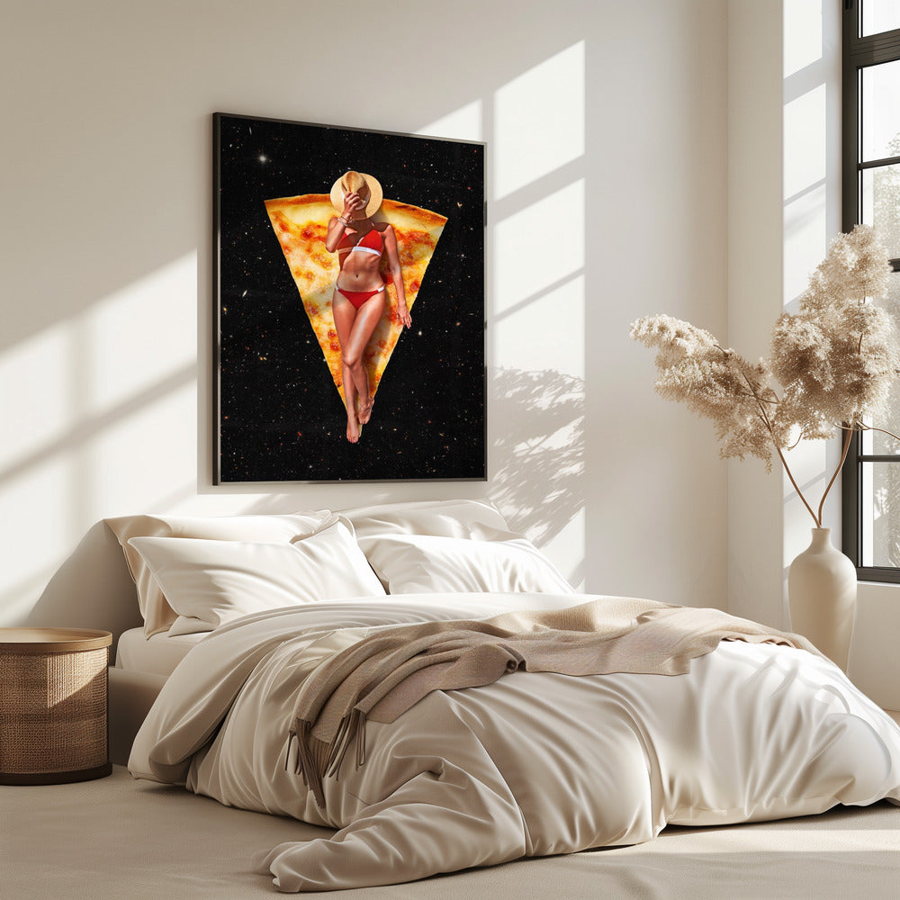 Pizza Sonnenbräune | Poster