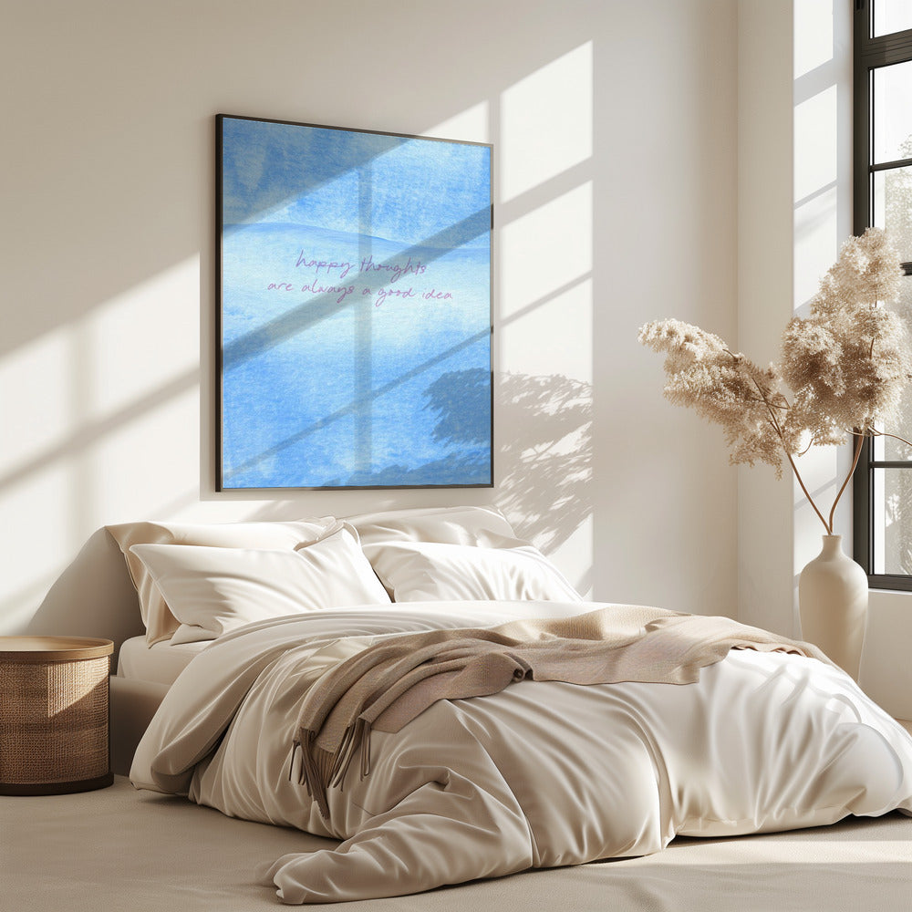 Positive blaue Stimmung | Poster