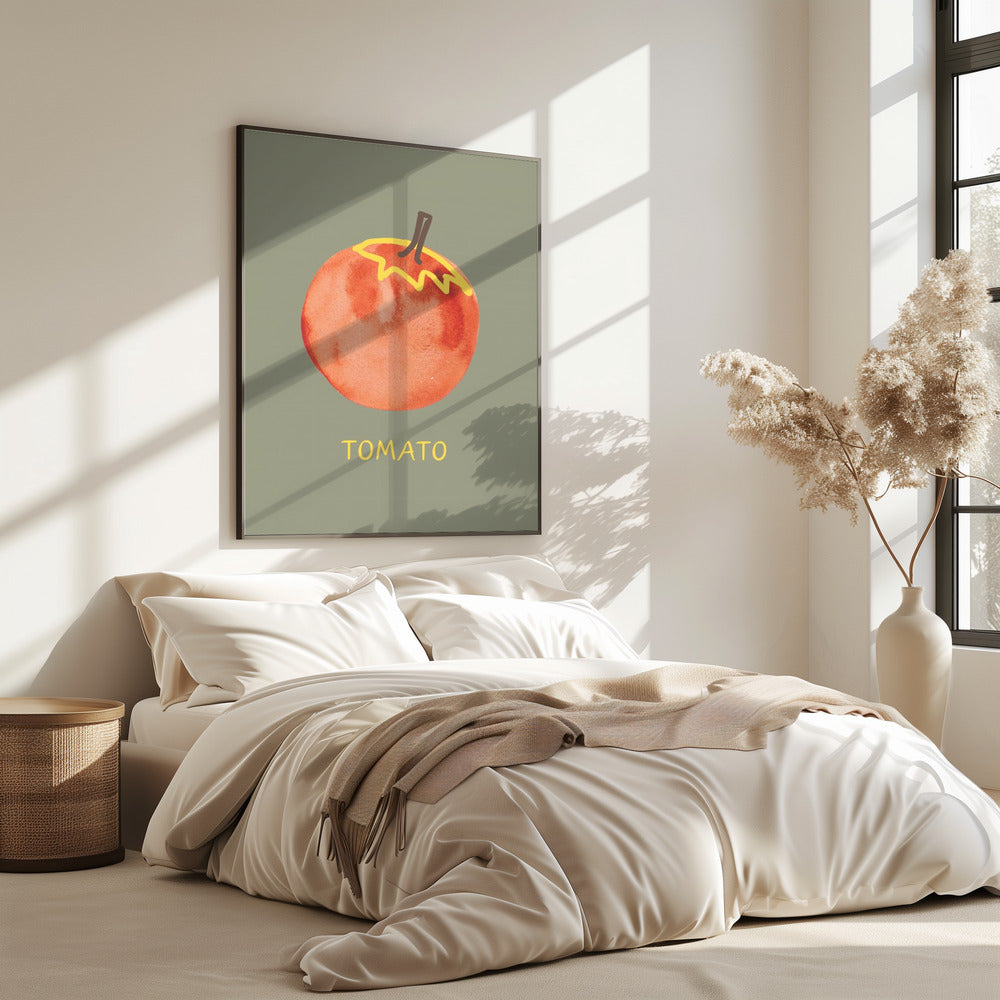 Tomate in Grün | Poster