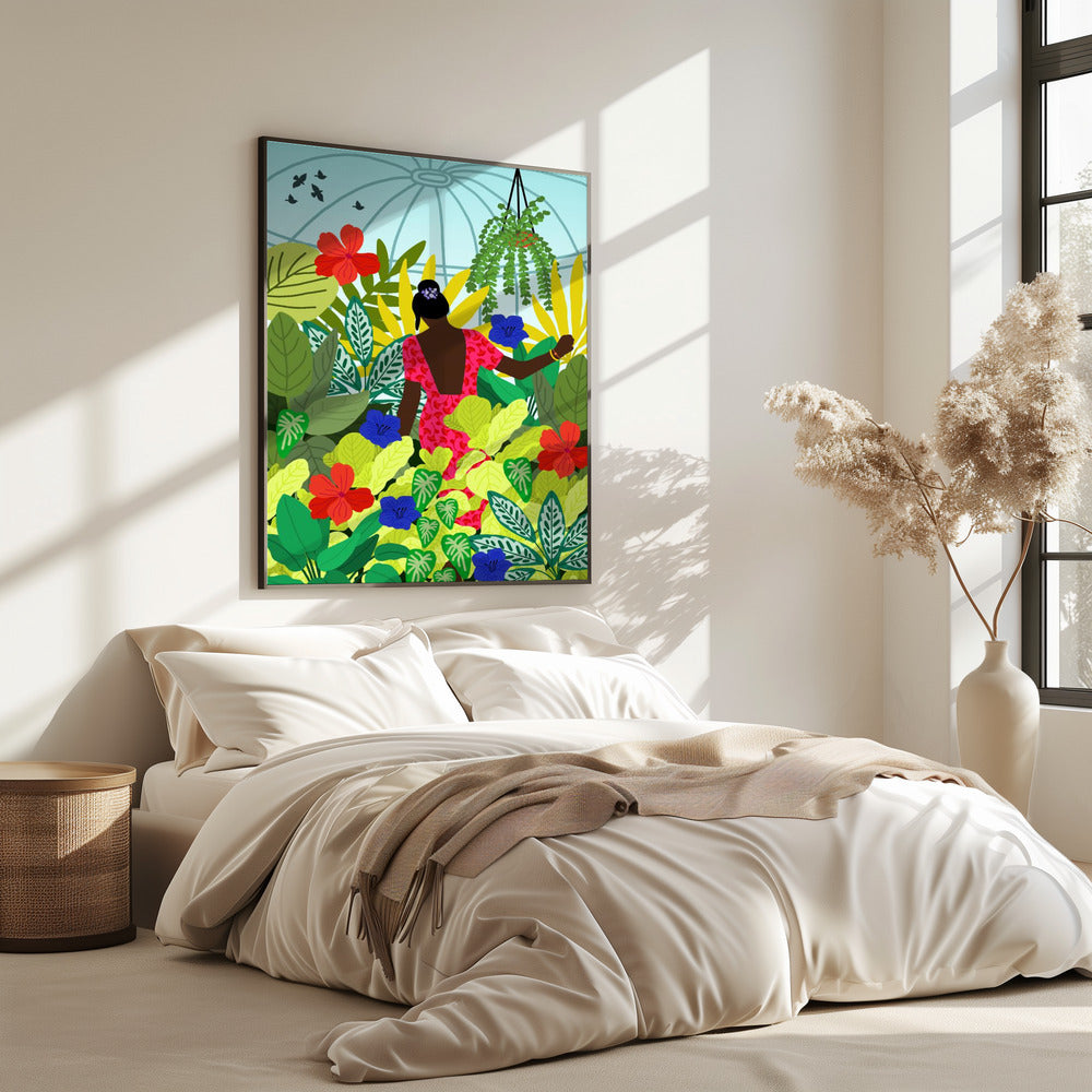 Spaziergang in meinem Gewächshaus | Poster