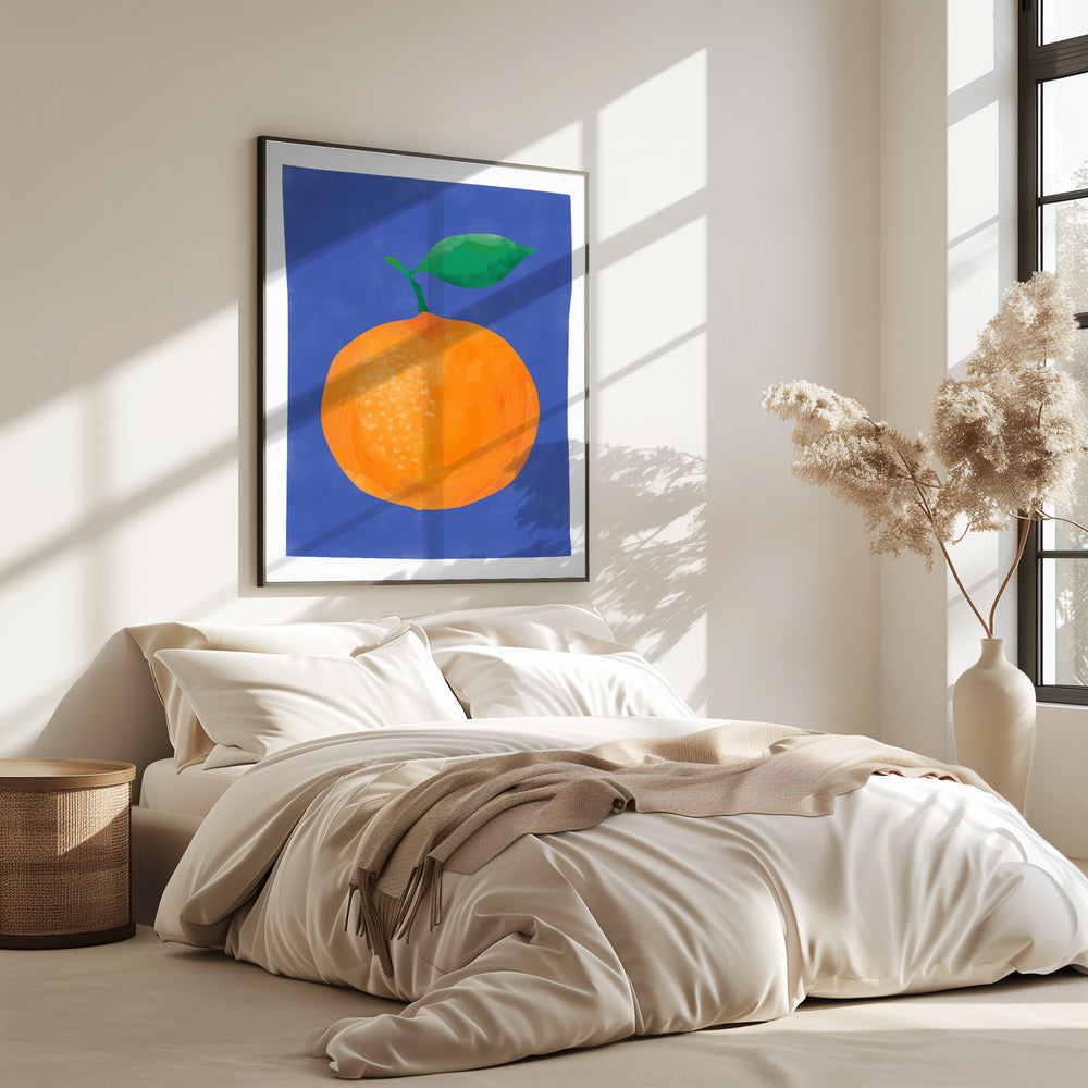 Lebendige Orangenfrucht | Poster