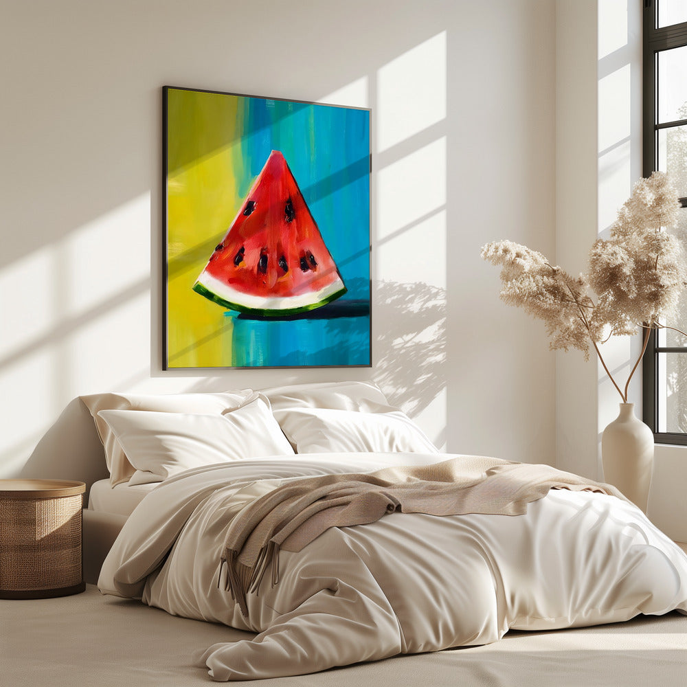 Wassermelonenscheibe | Poster
