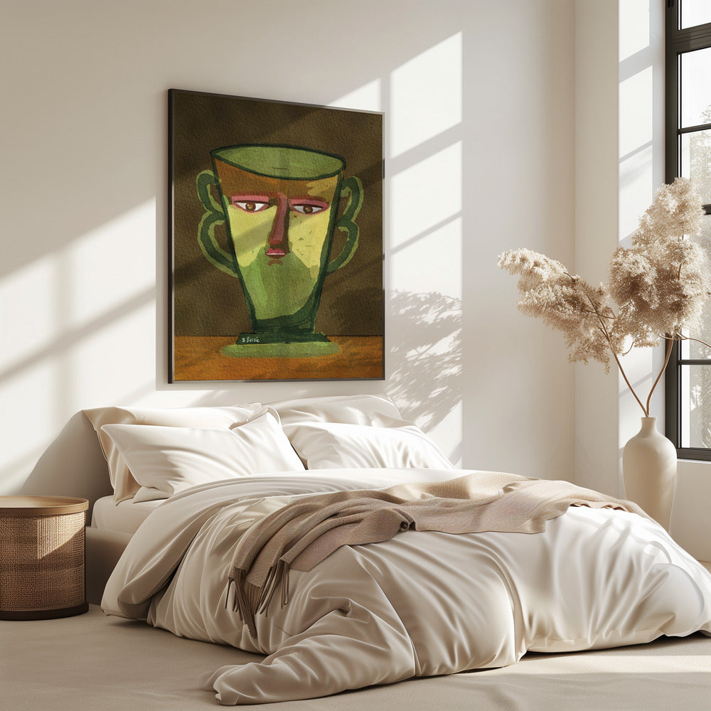 Mug man brown version | Poster
