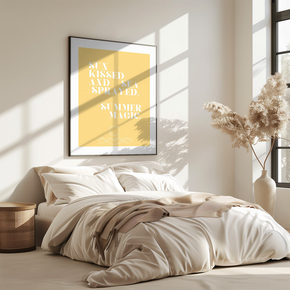 Sommerzauber, Zitat + Illustration | Poster