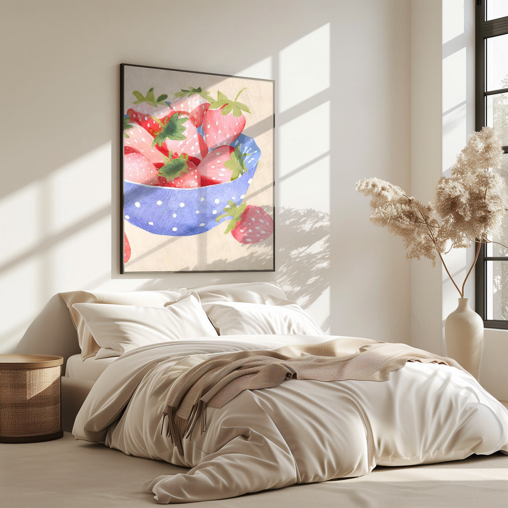 Erdbeeren in Schale | Poster