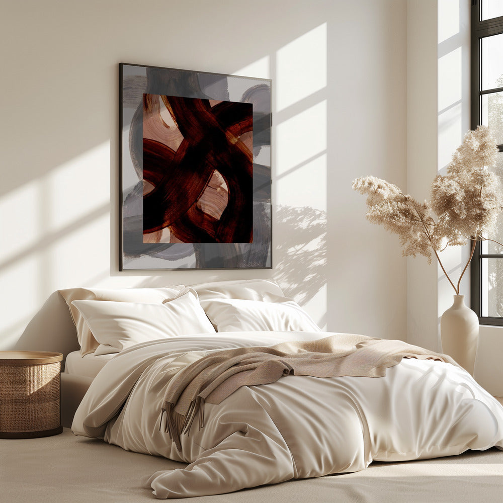 Abstract Brush Strokes 150 | Poster