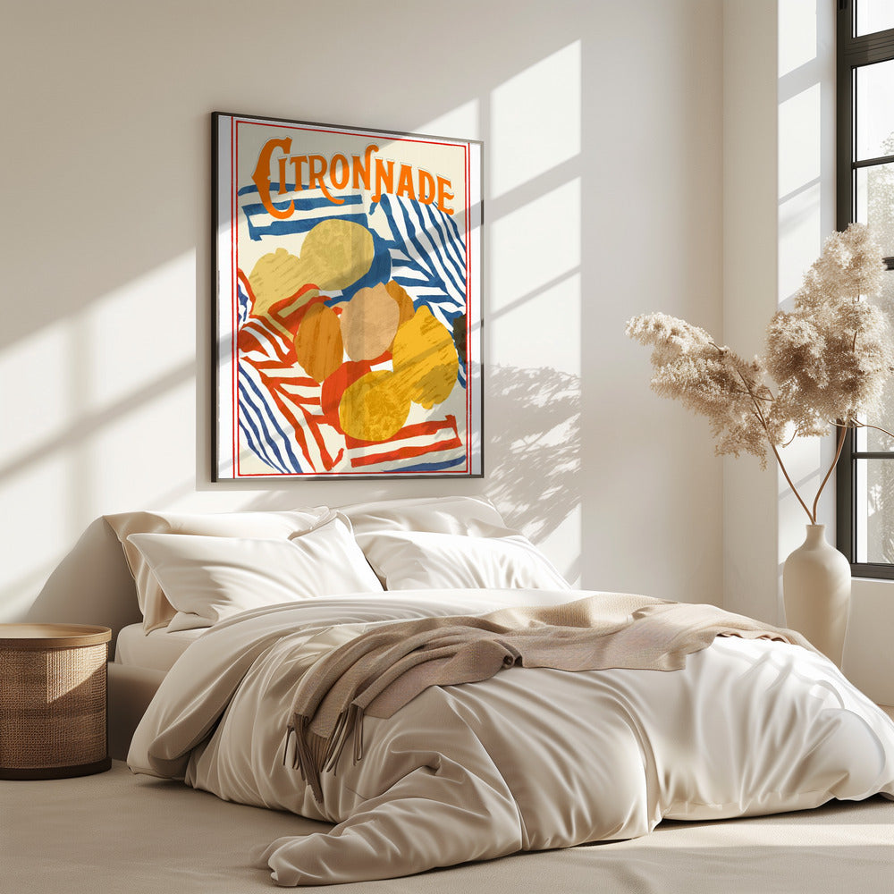 Citronnade Blau und Rot | Poster
