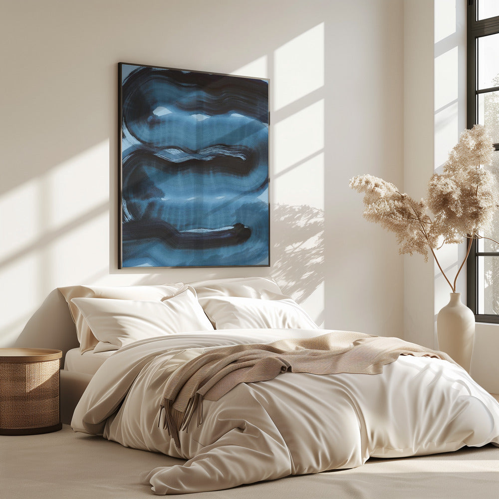 Abstract Brush Strokes 163 | Poster