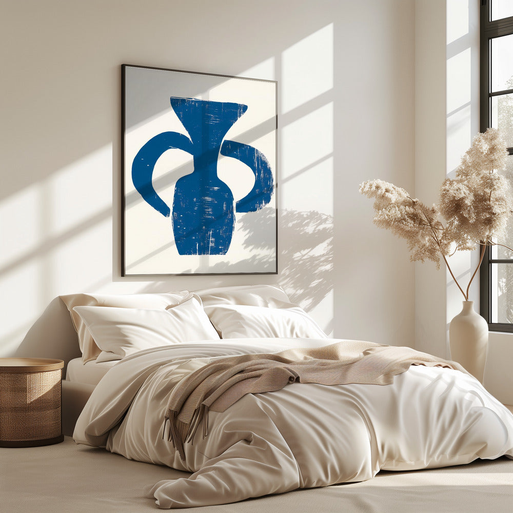 Vase Blau | Poster