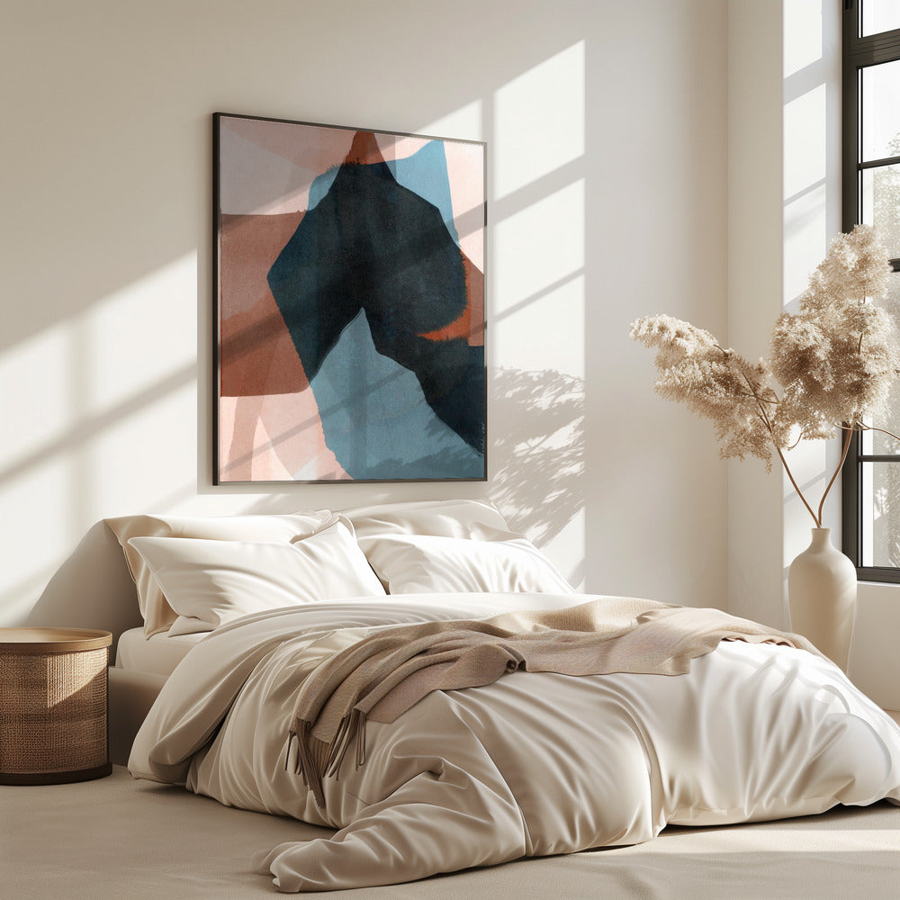 Abstract Dipped Landscape 4 | Poster