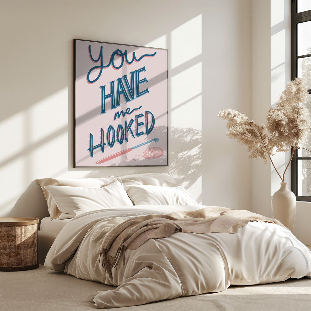 crochet hooked | Poster
