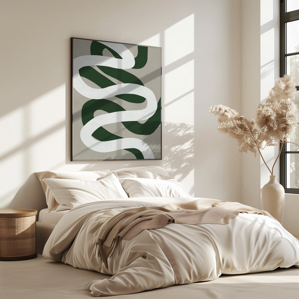 Expressionistische Kurven 3 | Poster