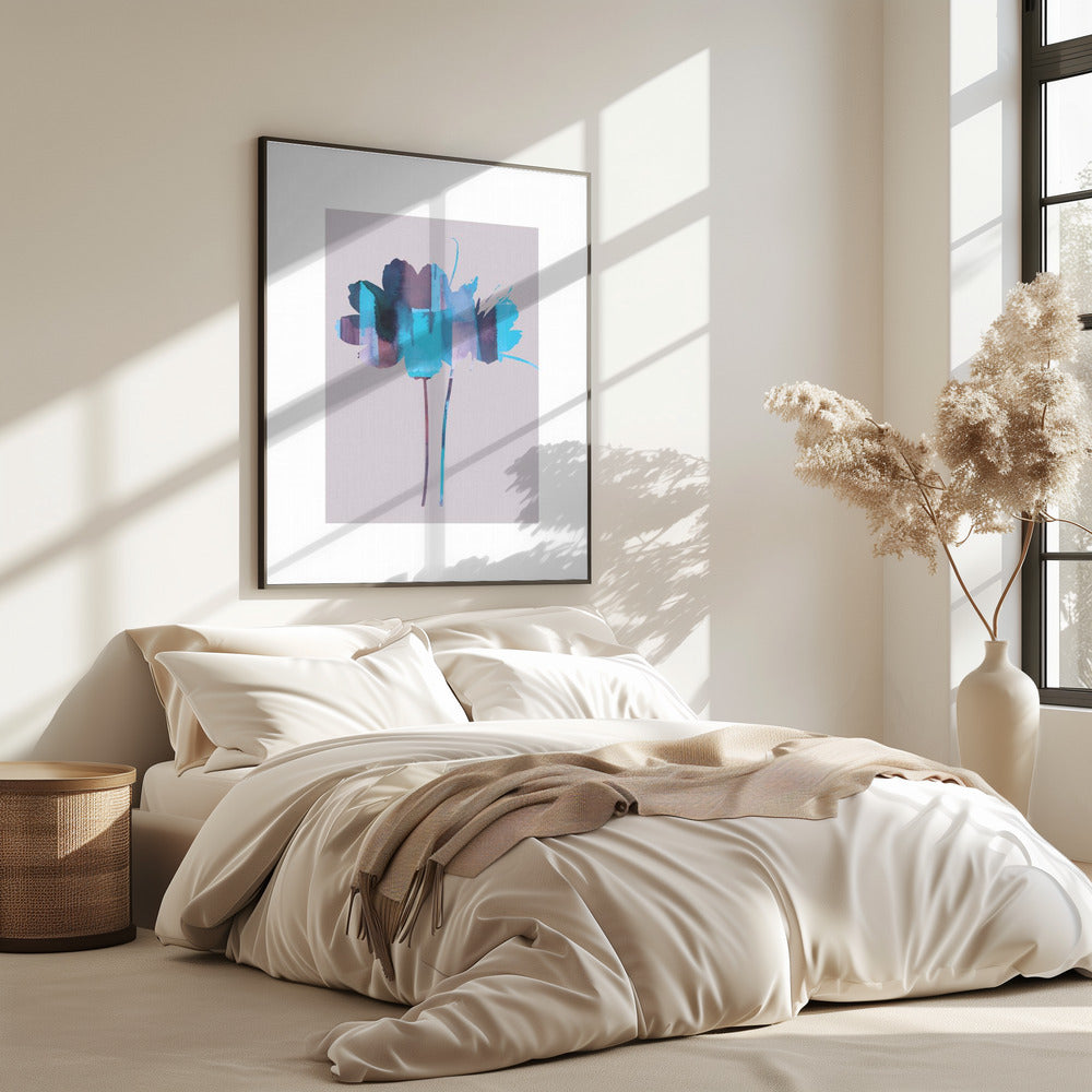 Heller floraler Grafikdruck Nr. 2 | Poster