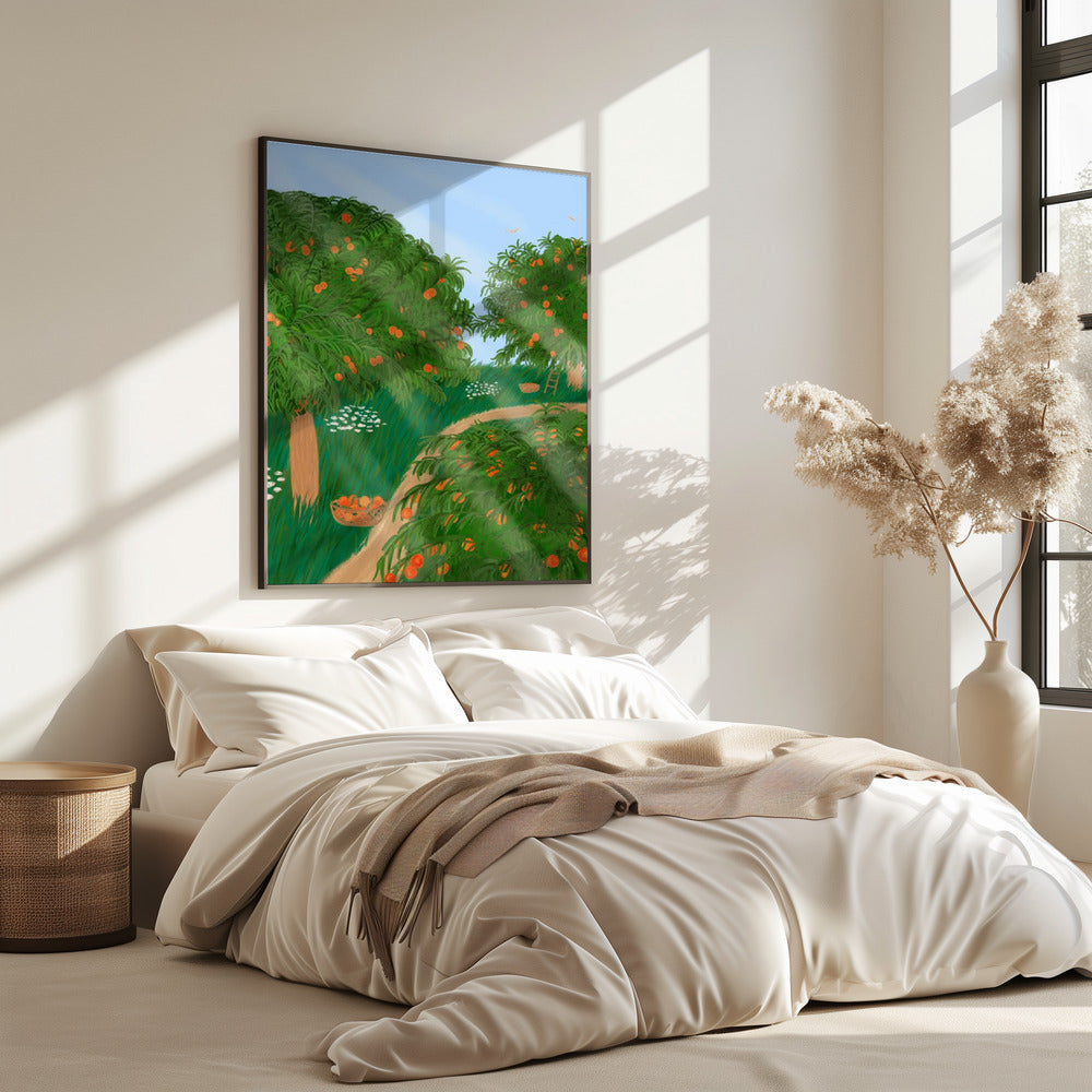 Peach Garden | Poster