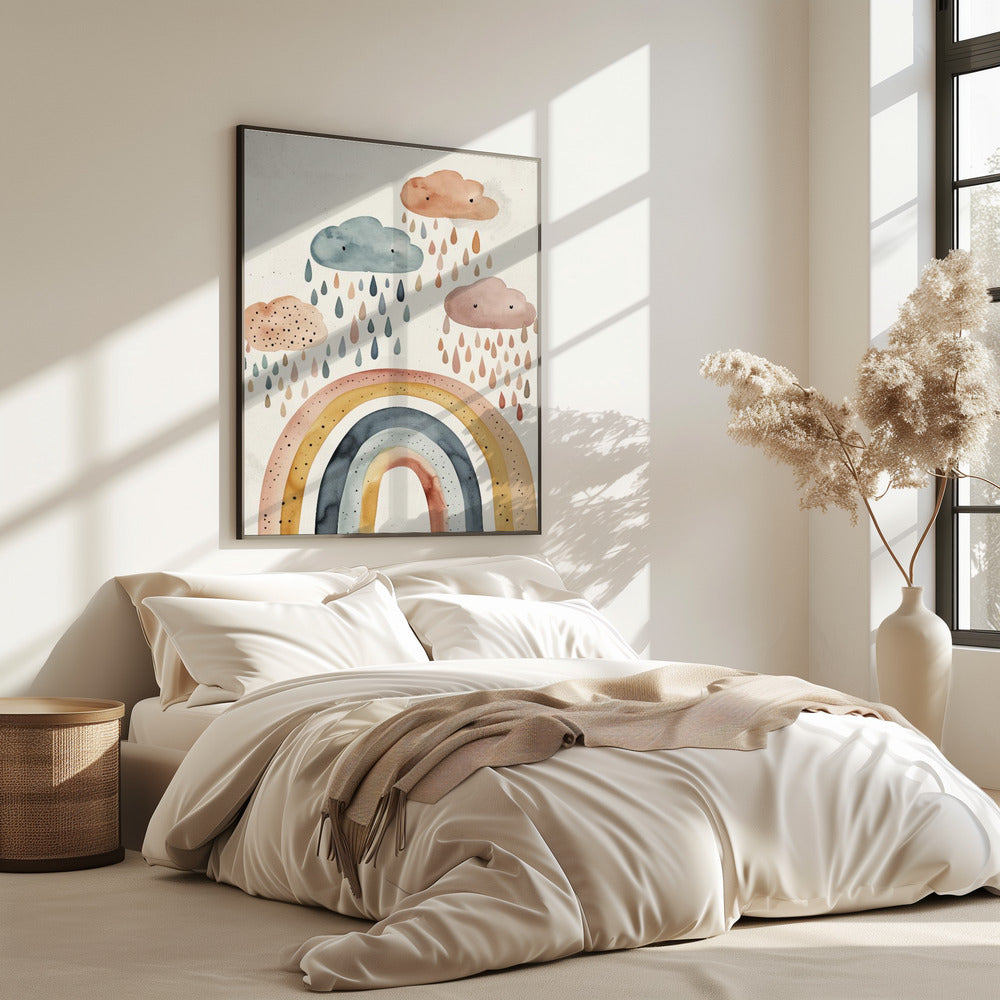 Verspielte Regenbögen | Poster