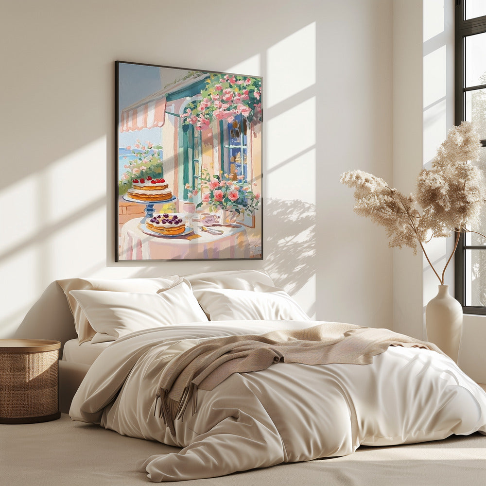 Französisches Dessertcafé | Poster