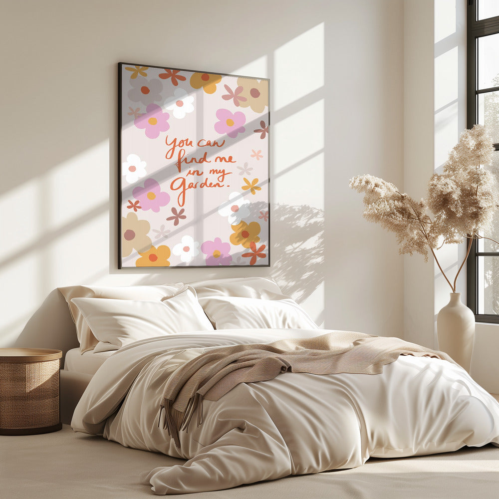 Finde mich in meinem Garten 1 | Poster