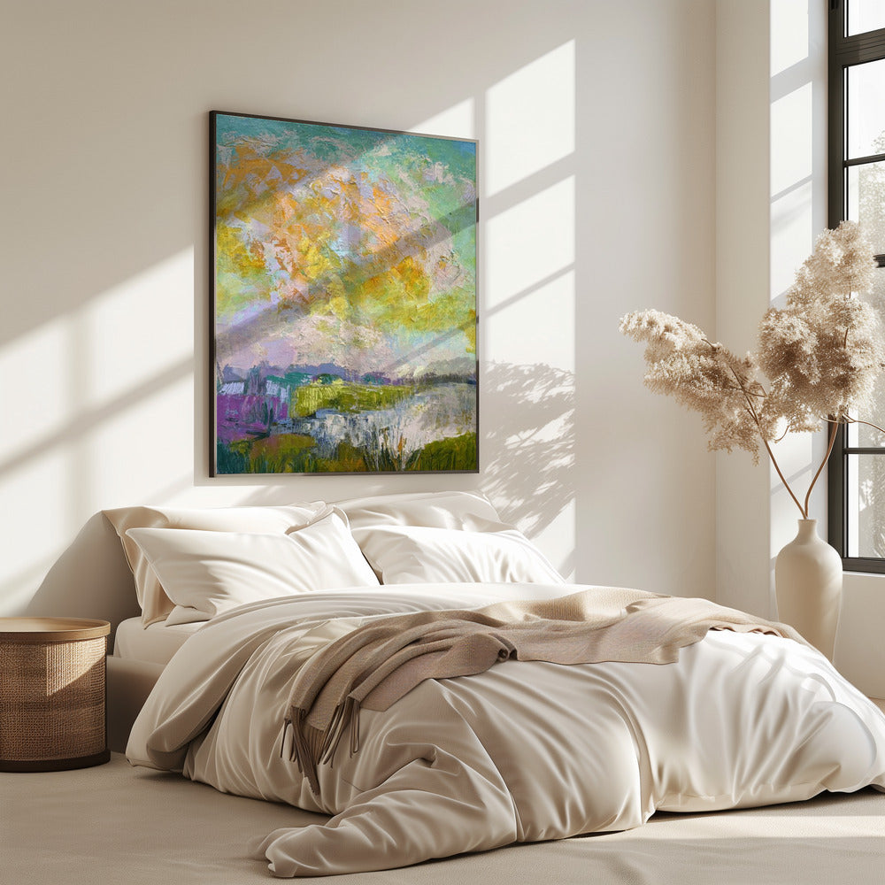 Sonnenbeschienene Reflexionen | Poster