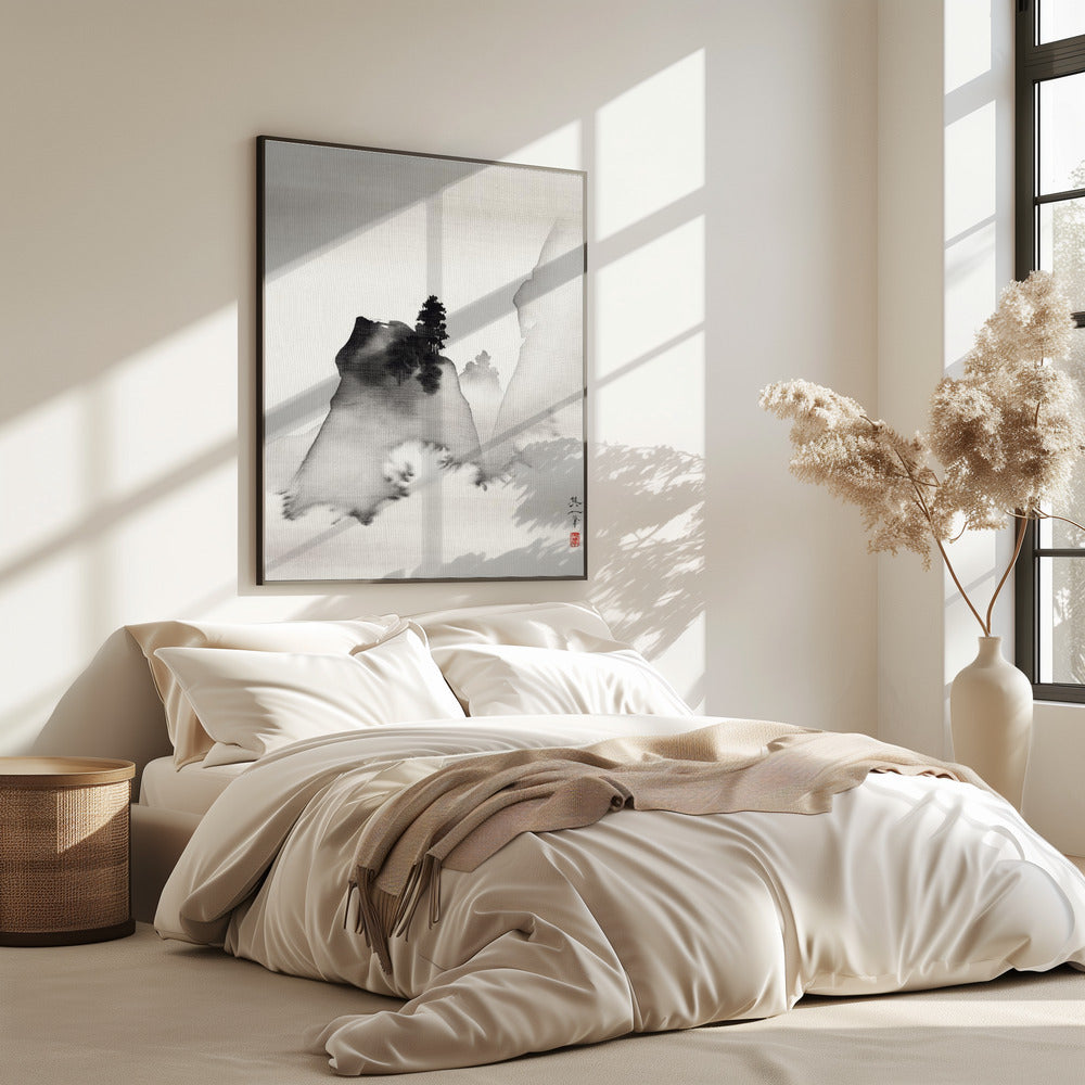 Berge (rechts vom Triptychon „Drei Abendszenen“) (19. Jahrhundert) | Poster