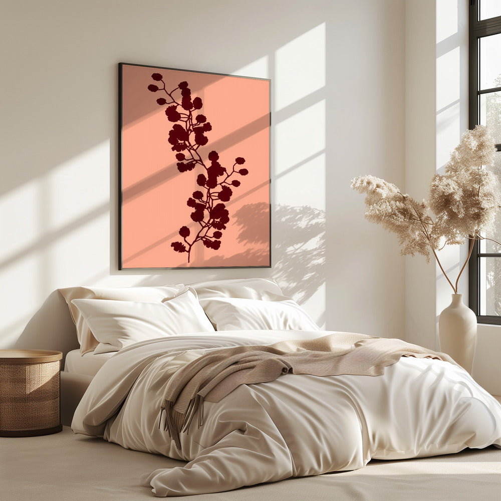 Blumensilhouette 2 | Poster