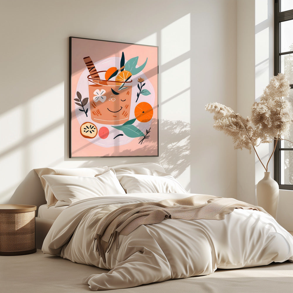 Zimt-Orangen-Cocktail | Poster