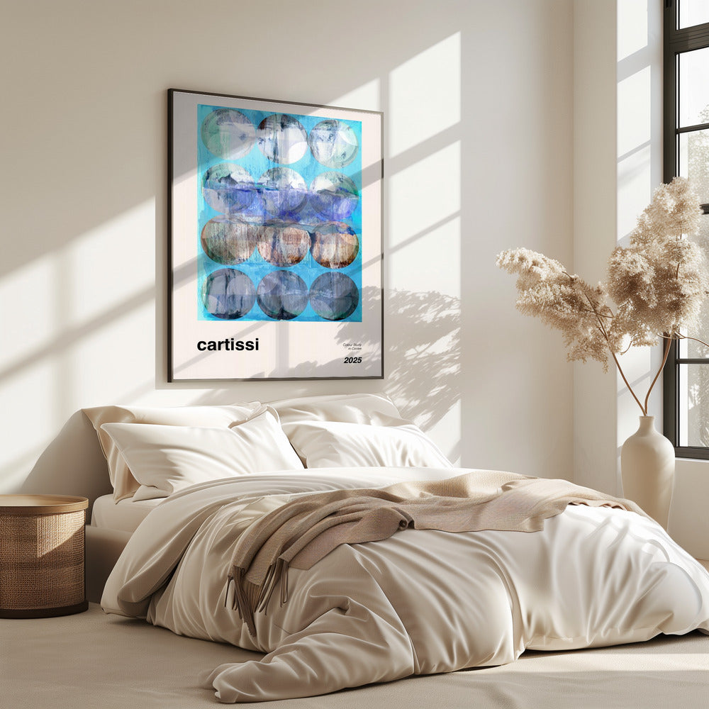 Farbstudie in Kreisen | Poster