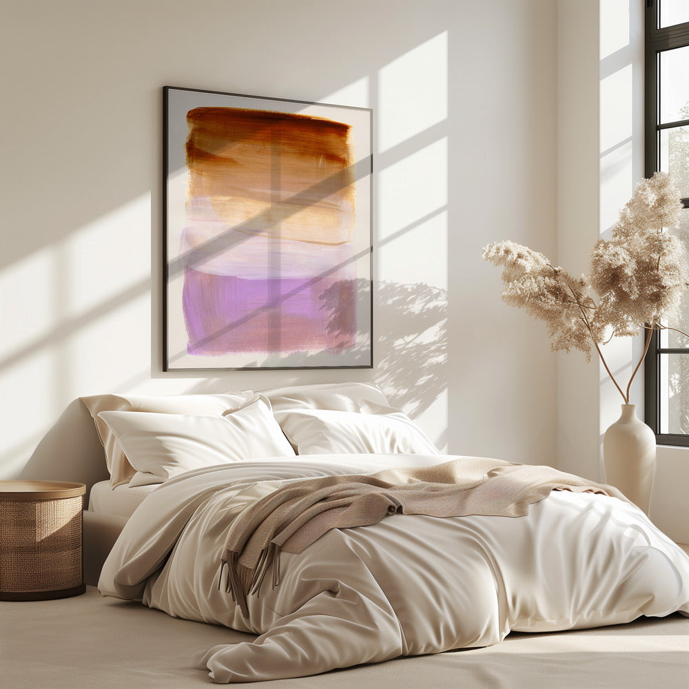 Abstract Brush Strokes 185 | Poster