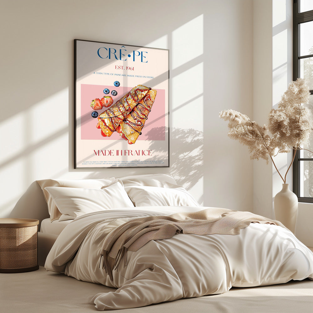 Französischer Crêpe-Genuss | Poster