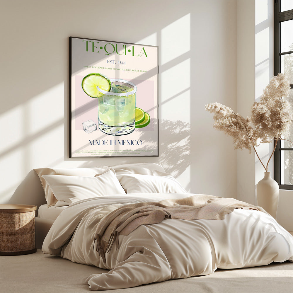 Tequila Drink With Lime And Ice | Poster